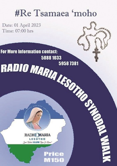 Radio Maria host a walk to raise funds