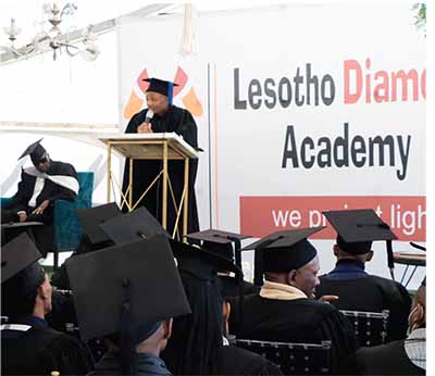 24 students graduate from Lesotho Diamond Academy