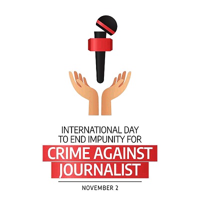 Honoring Journalists on International Day to End Impunity for Crimes